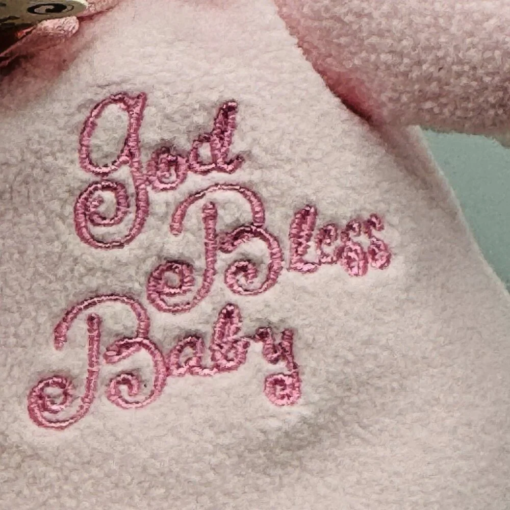 Baby Gund Pink‎ Angel Doll God Bless Baby Plush Chime Bundle of Blessings 58040